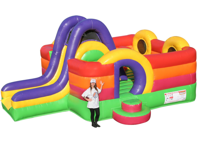 tunnel slide combo bounce house